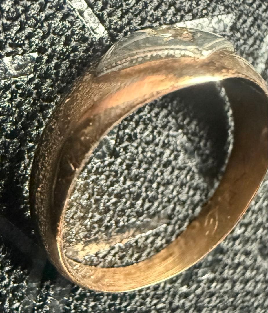 コンビリング　K18 プラチナ 総重量2.6g サイズ8号