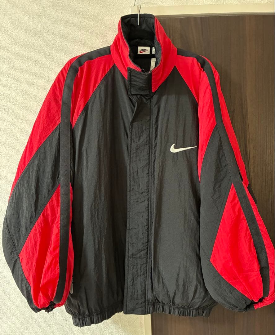 希少‼︎ 90s 白タグ NIKE 中綿ナイロンジャケット ブルズカラー XL