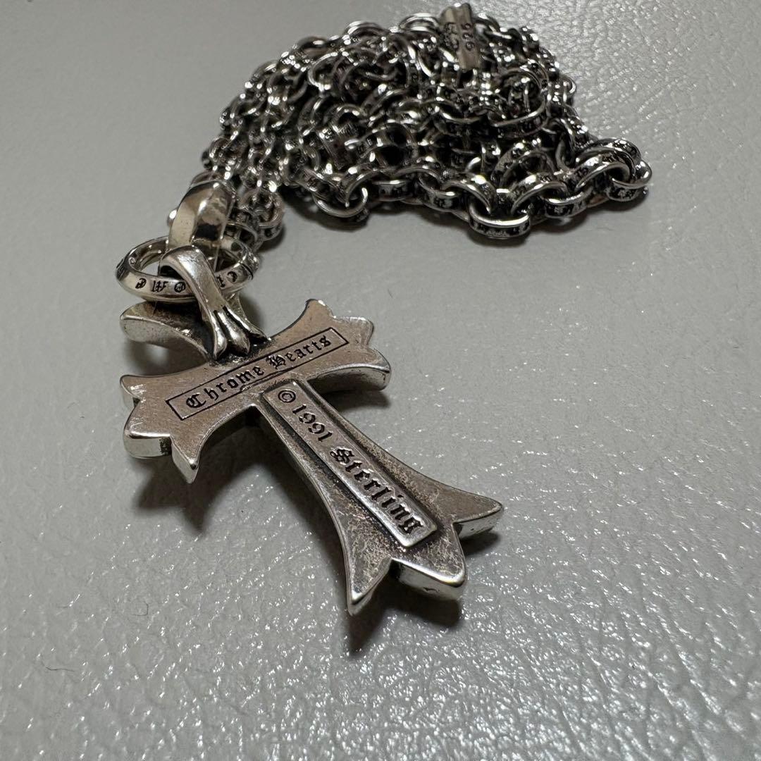 s925シルバークロスネックレス