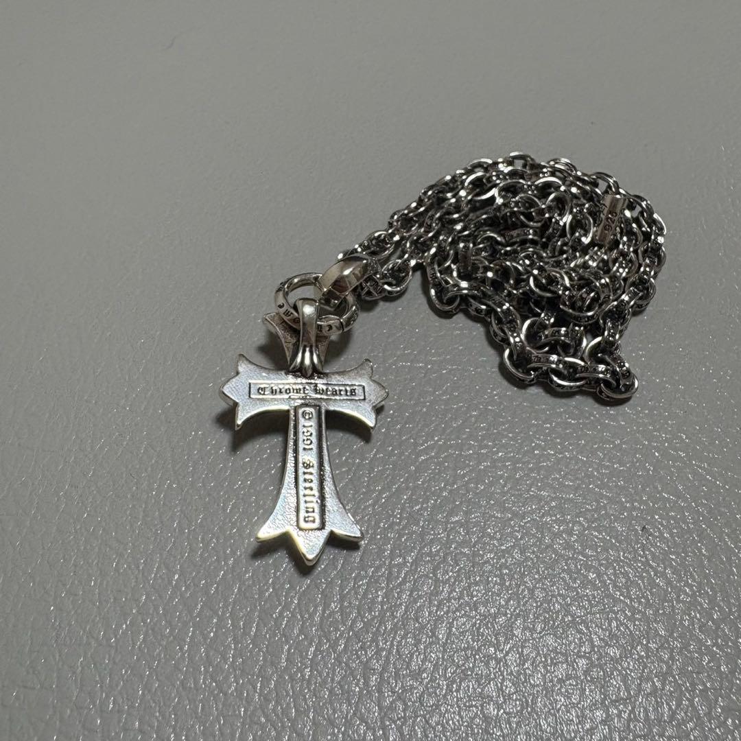 s925シルバークロスネックレス