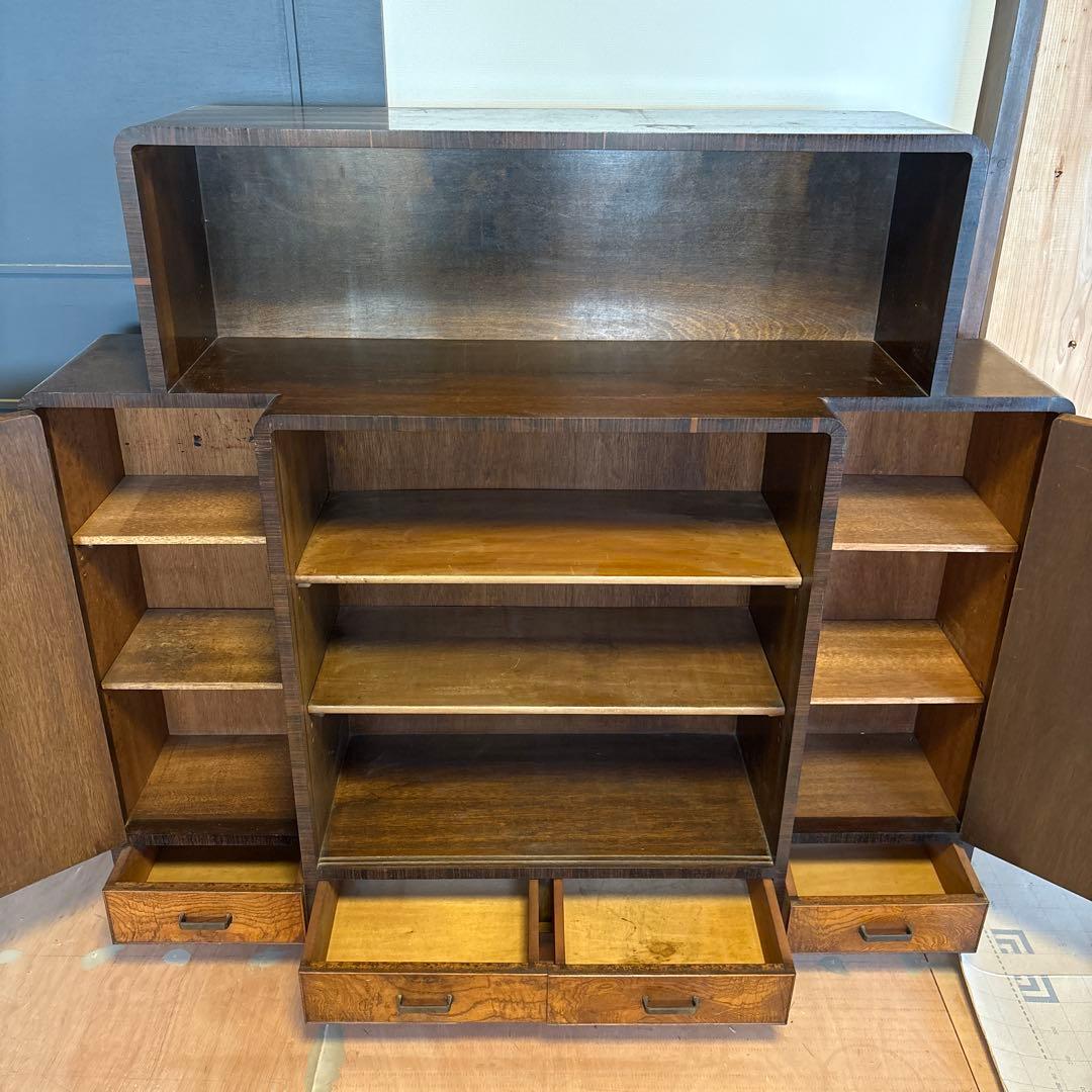 アンティーク 本棚 シェルフ 昭和レトロ 飾り棚 ヴィンテージ 古家具