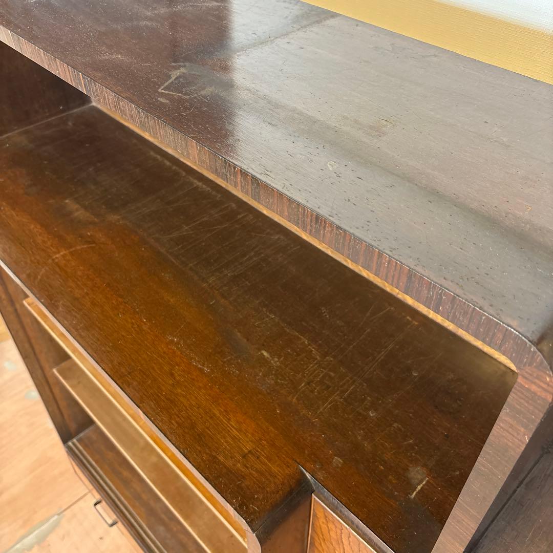 アンティーク 本棚 シェルフ 昭和レトロ 飾り棚 ヴィンテージ 古家具