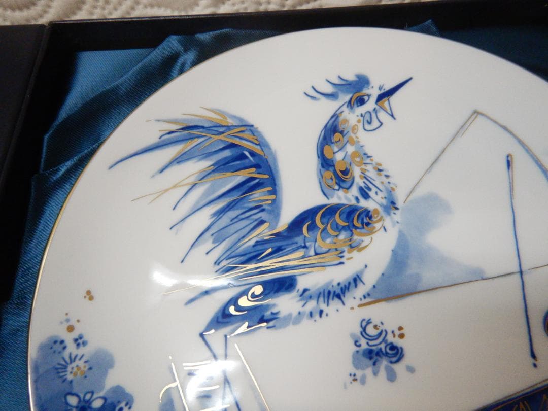 Meissen 　皿　 ニワトリ　マイセン　干支プレート　2005　185ｍｍ