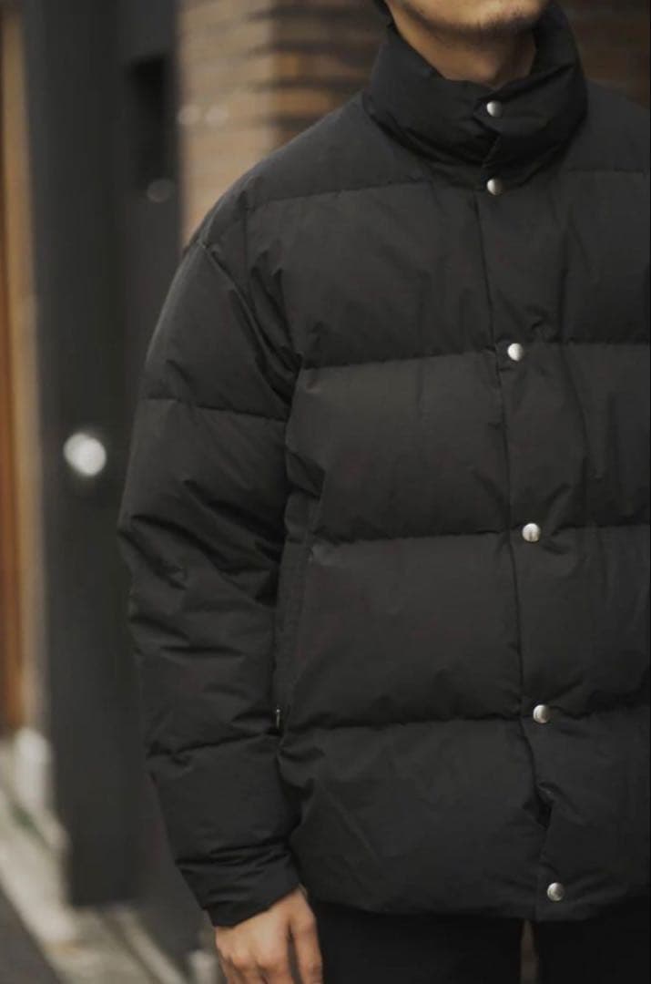 comoli 24AW コットンナイロンダウンジャケット　ブラック　サイズ3