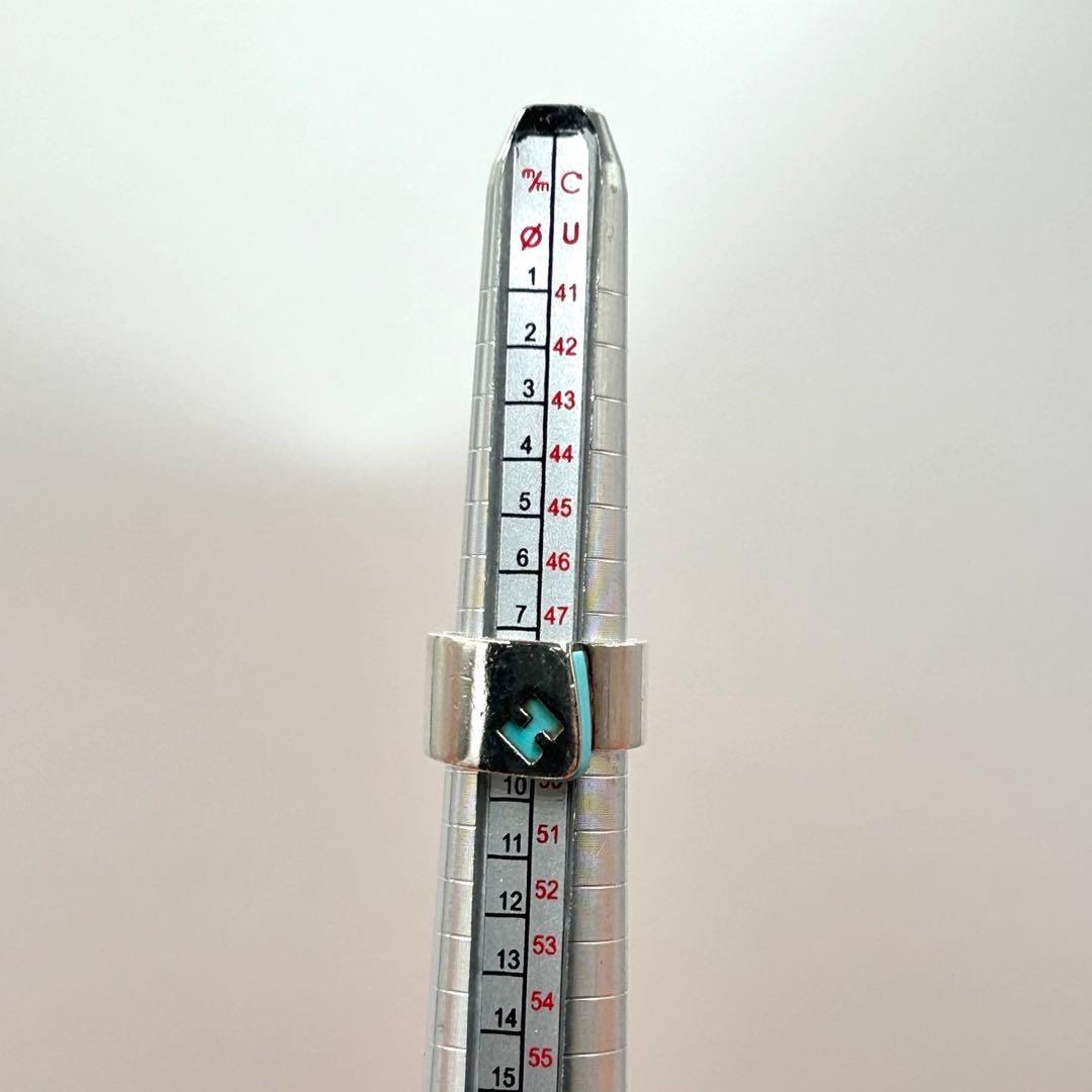 ❣️エルメス❣️HERMESキャンディリングSV925ライトブルー指輪【美品】