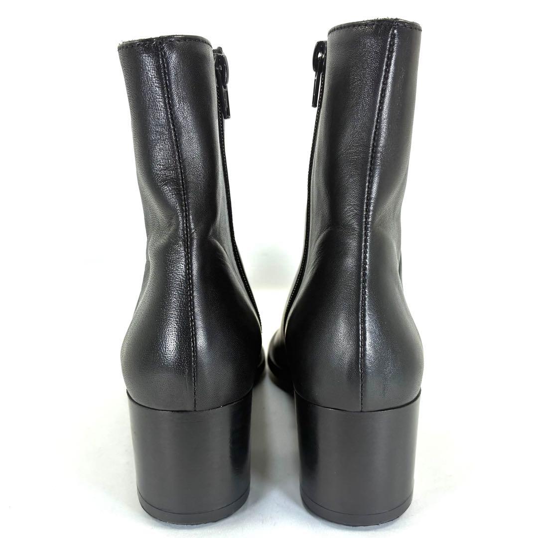 【未使用級】TOMORROWLAND チャンキーヒール ショートブーツ 37