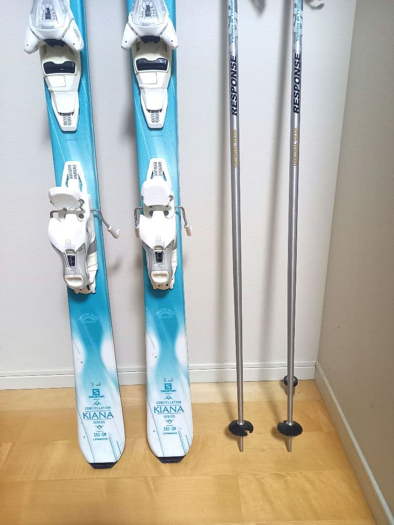 美品　SALOMON レディース スキーセット
