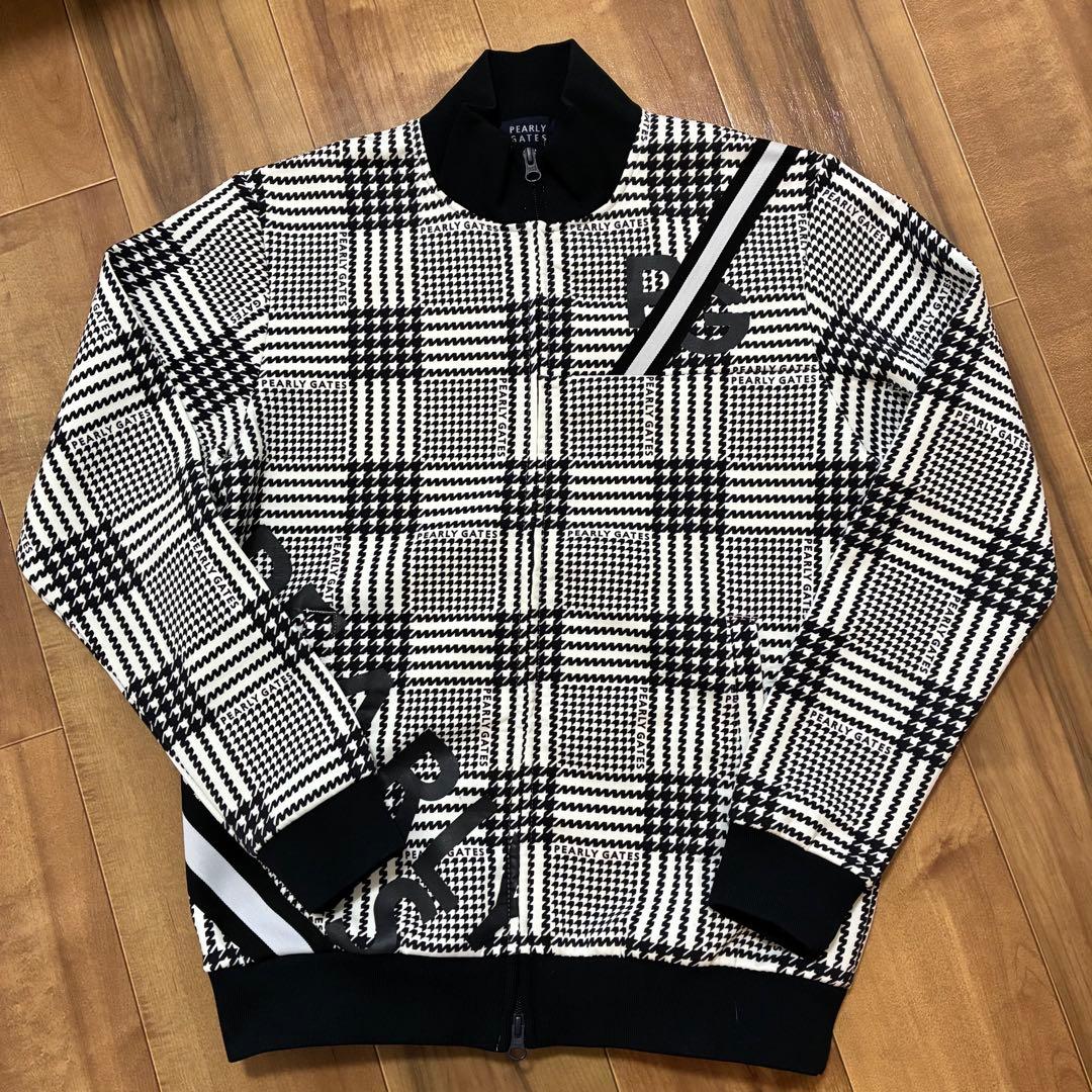 PEARLY GATES エアクッション フルジップジャケット グレンチェック