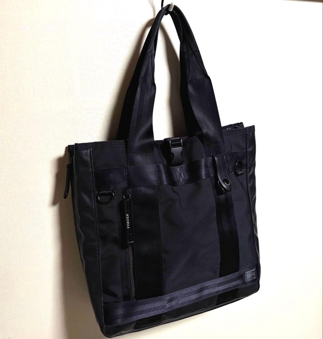 美品✨大人気 ポーター ヒート トートバッグ A4可 2way 黒 吉田カバン