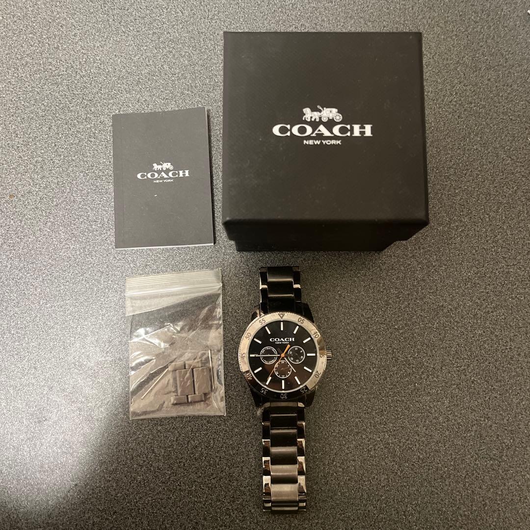 COACH アナログクロノグラフ腕時計