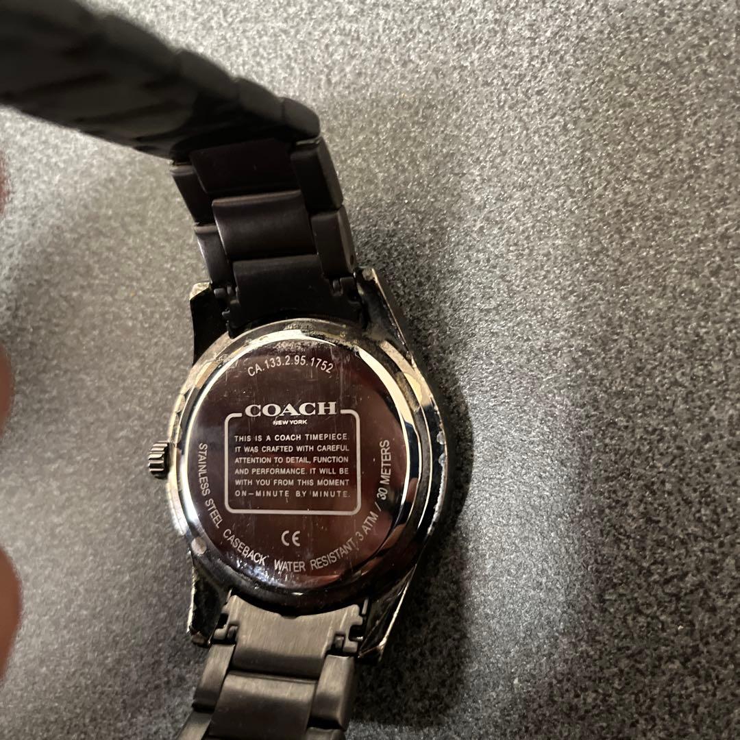 COACH アナログクロノグラフ腕時計