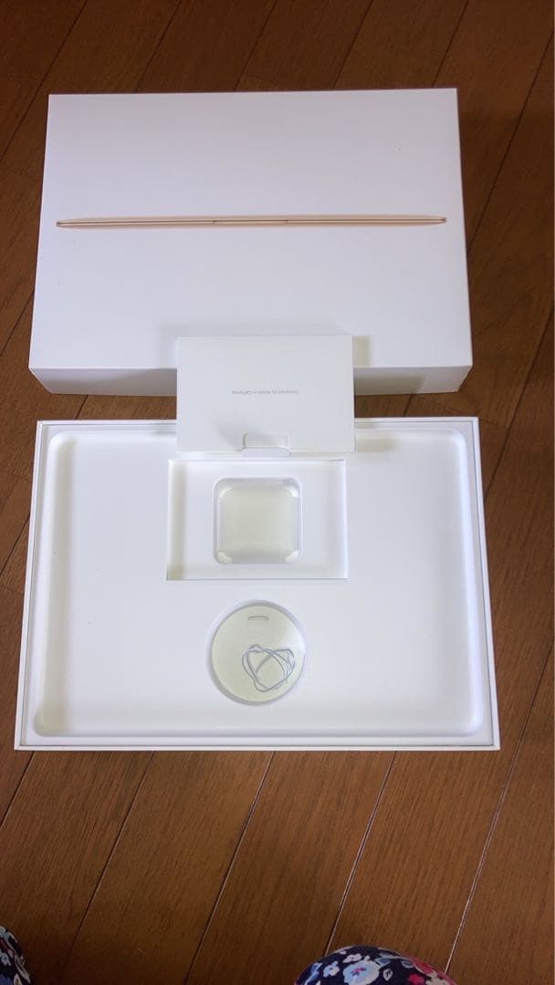 【美品】MacBook ゴールド　12インチ　バッテリー正常専用カバー付き