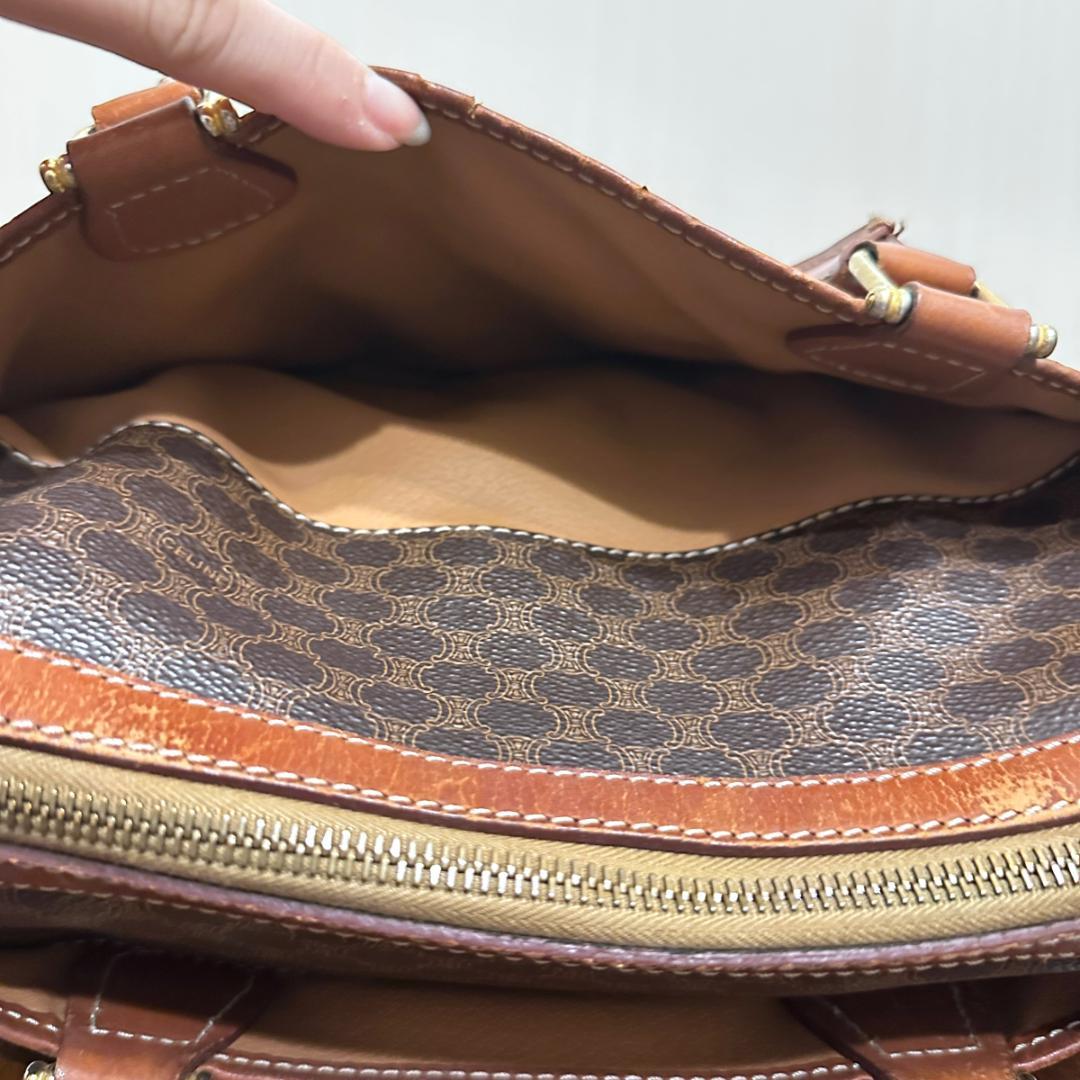 【CELINE】マカダム ボストンバッグ / bg111