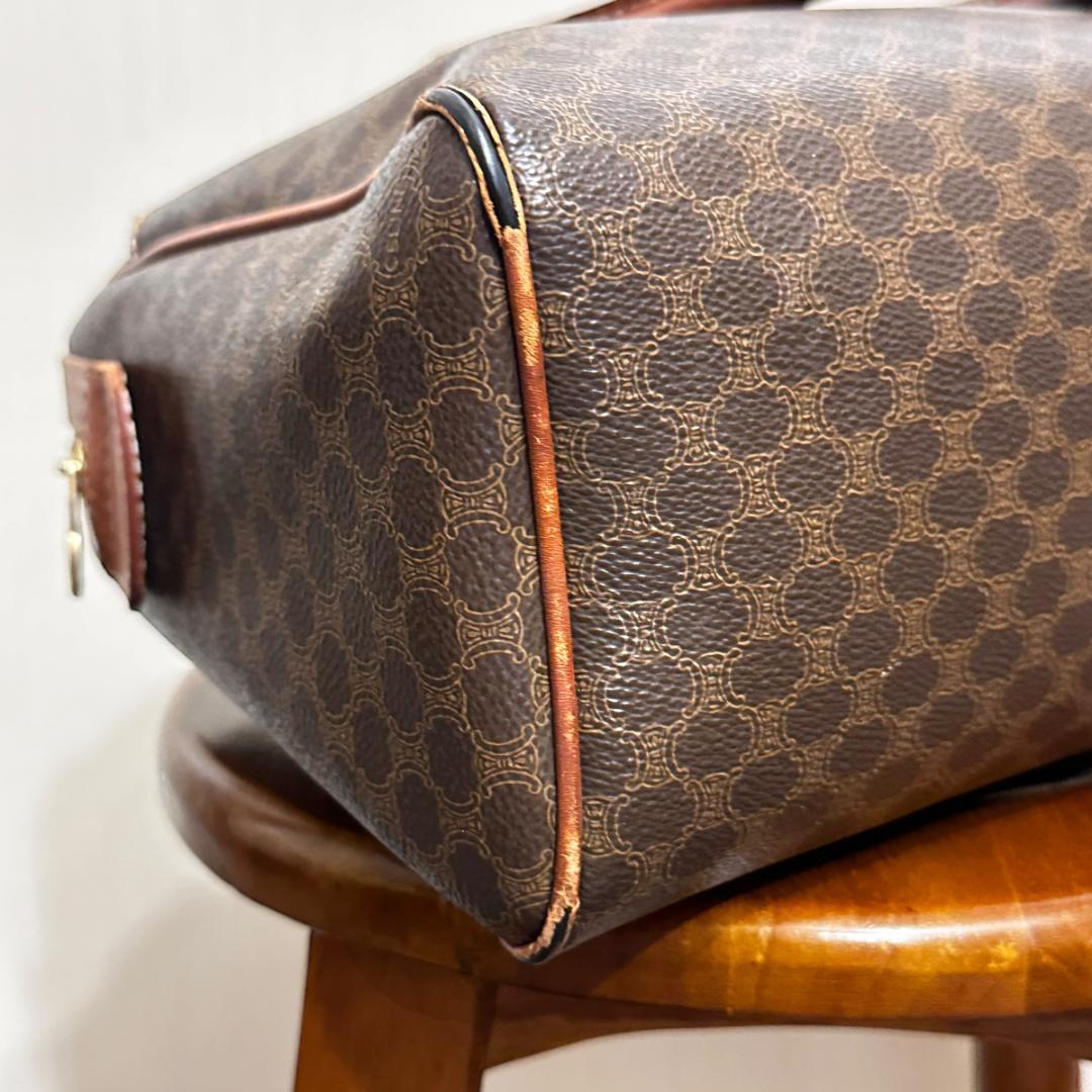 【CELINE】マカダム ボストンバッグ / bg111