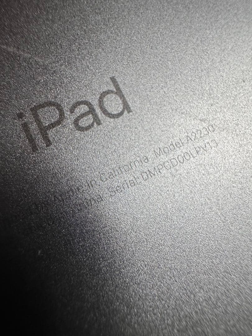 （藤本）ジャンク品　iPad Pro11インチ 128GB（第2世代）