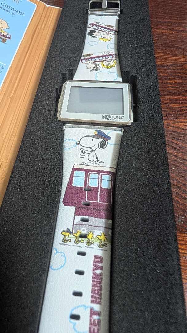 スヌーピー デジタル腕時計 PEANUTS MEET HANKYU
