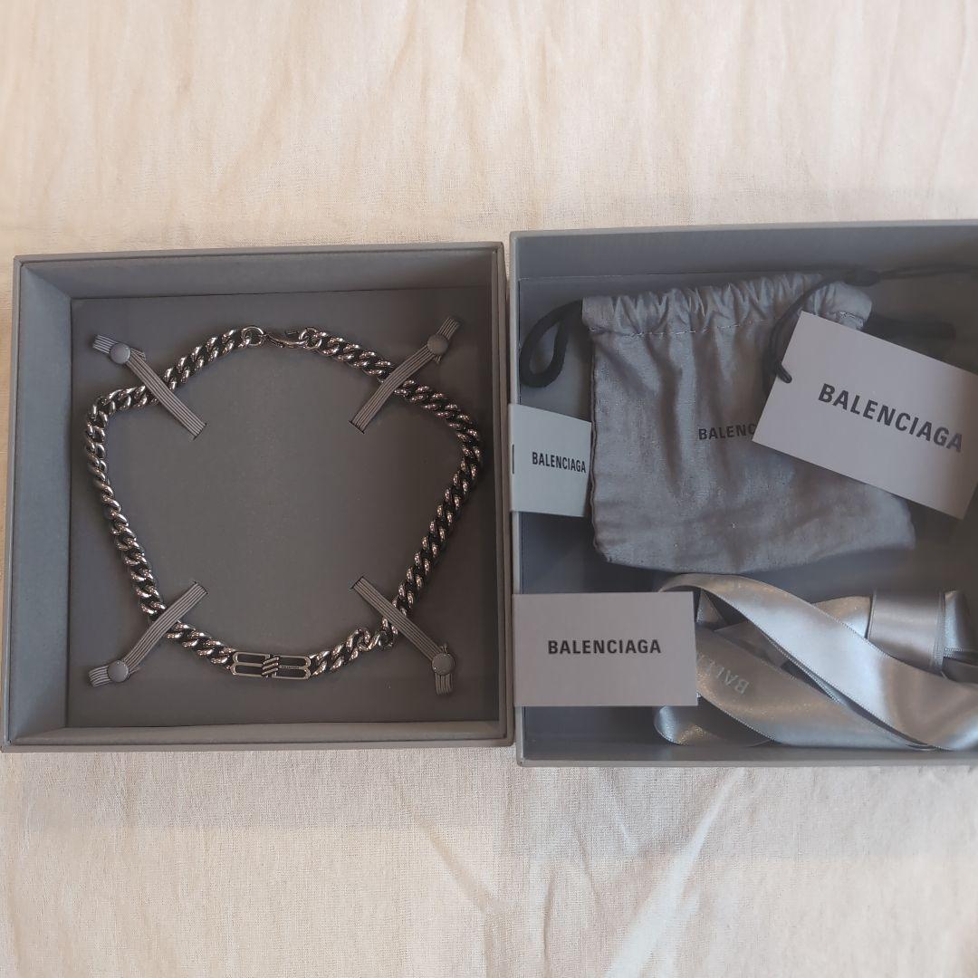 BB ICON グルメットネックレス　　BALENCIAGA チェーンネックレス