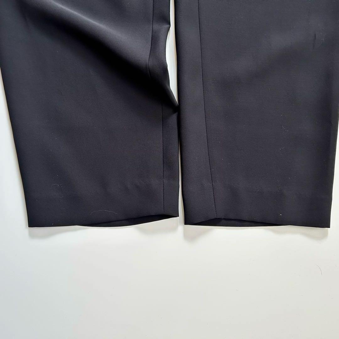 極美品♡23区　ノーカラージャケット　テーパードパンツスーツ　紺　大きいサイズ