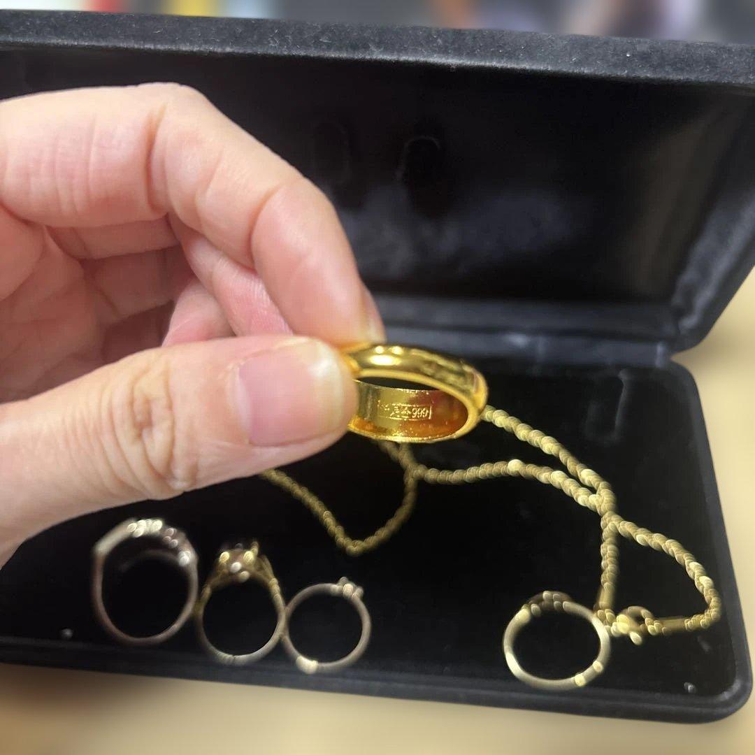 アクセサリーまとめ　遺品生前家財整理　千足金