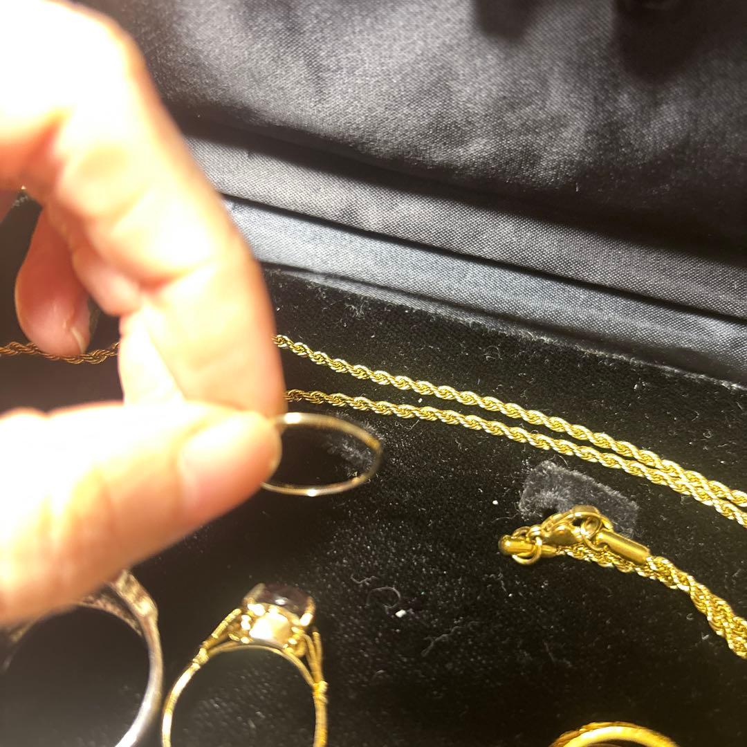 アクセサリーまとめ　遺品生前家財整理　千足金