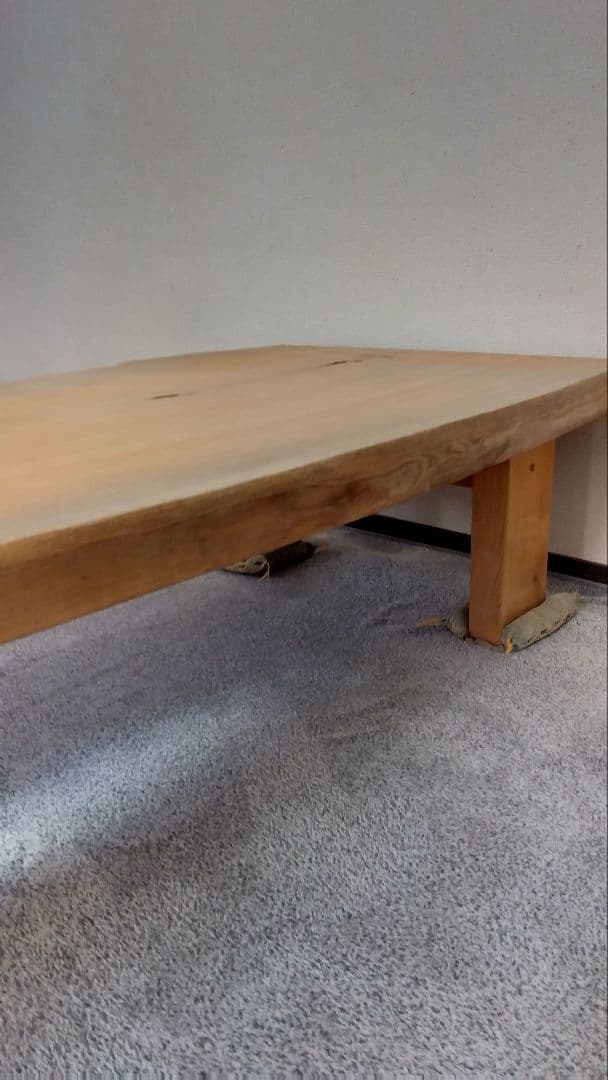 無垢材の座卓 (ナチュラルウッド)