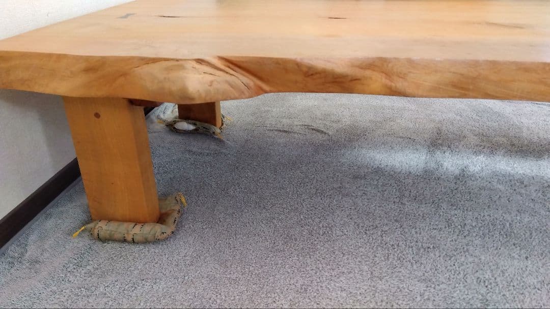 無垢材の座卓 (ナチュラルウッド)