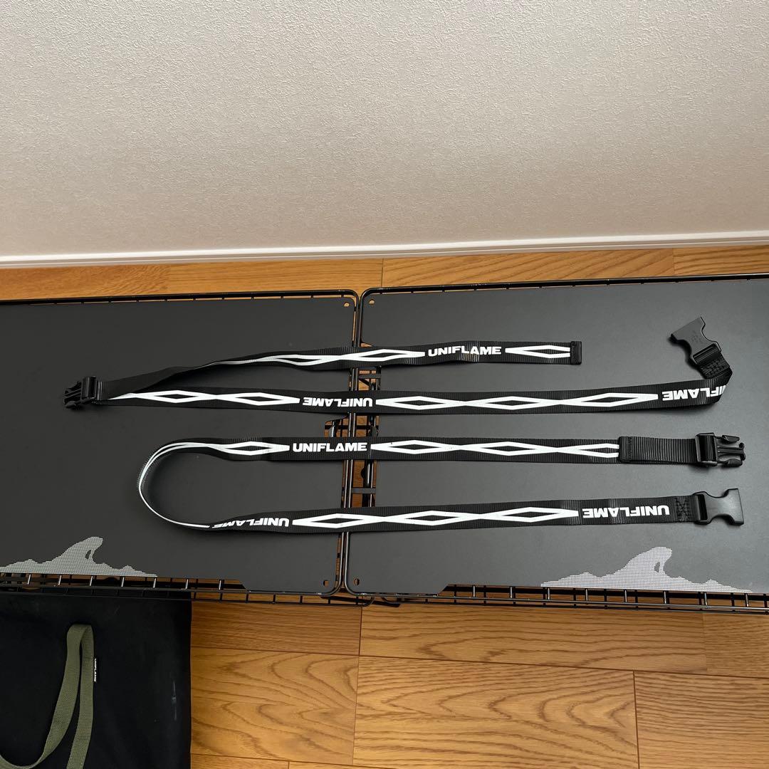 ユニフレーム　フィールドラック　天板・ベルト・収納袋セット