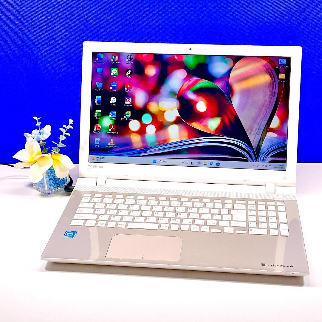 美品✨書類作成や在宅ワークに✨快適SSD✨Windows11ノートPCカメラ薄型