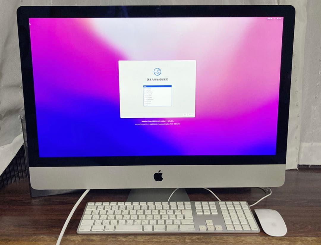 Apple iMac 2017+ ワイヤードキーボード + マジックマウス