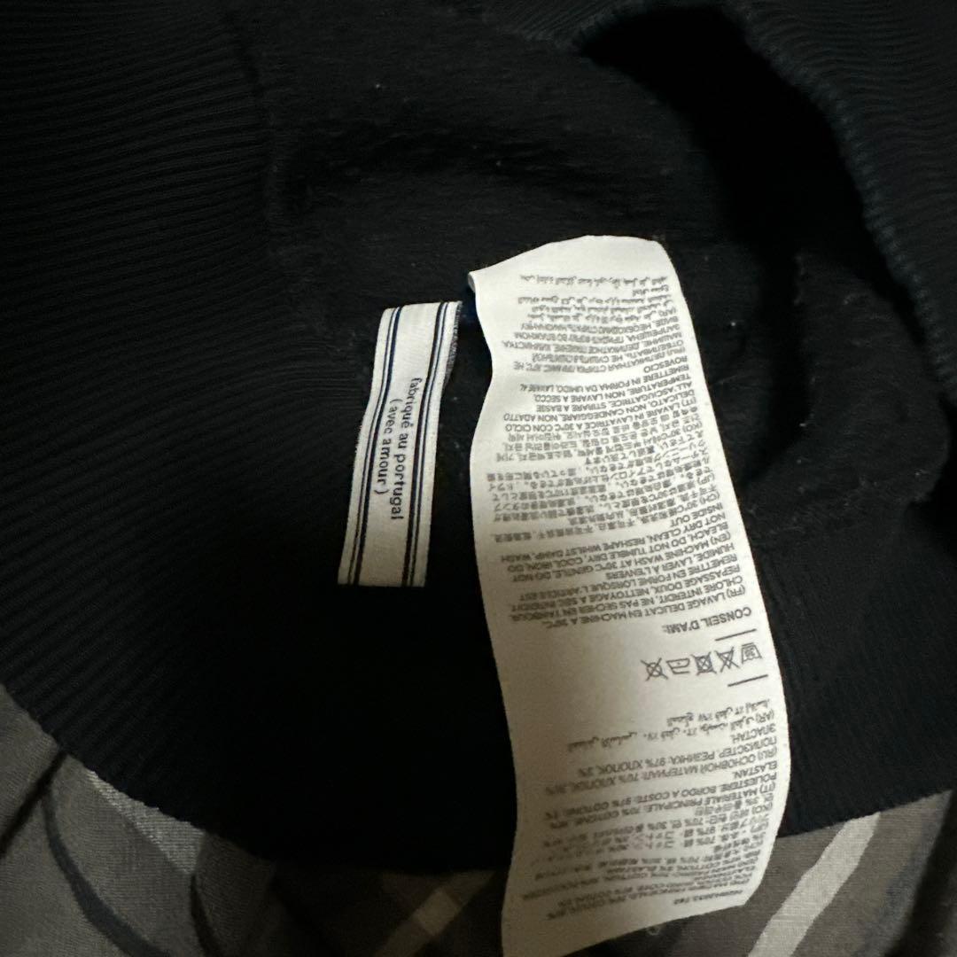 ami parisブラック スウェット トレーナー