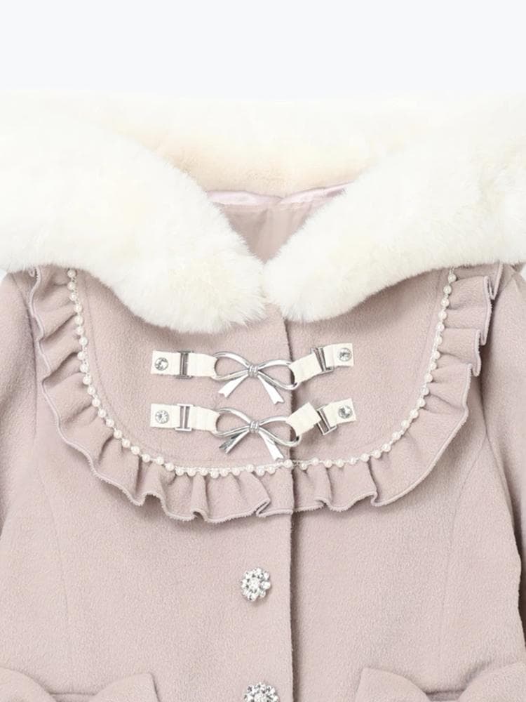 [NOEMIE]新品ヨークフリルドーリーショートコート