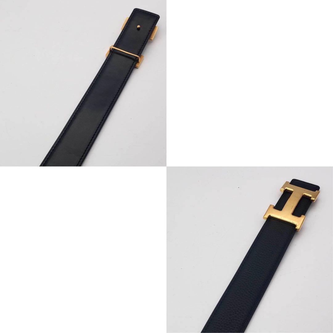 新品ベルト　エルメス　Hロゴ　コンスタンス　ゴールド　ユニセックス　レザー