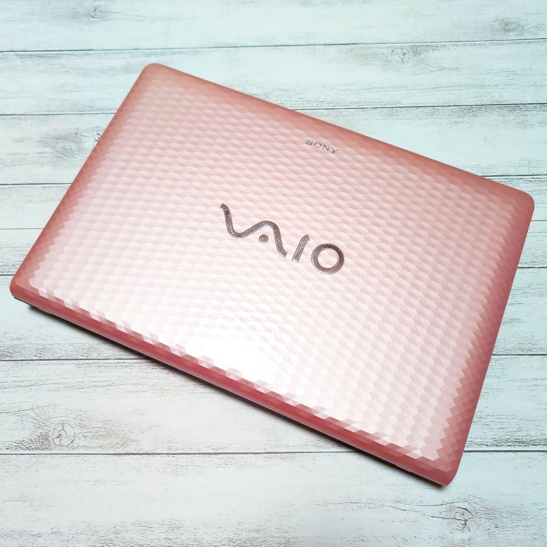 SONYノートパソコン人気VAIOピンク✨ブルーレイWEBカメラ大容量680GB