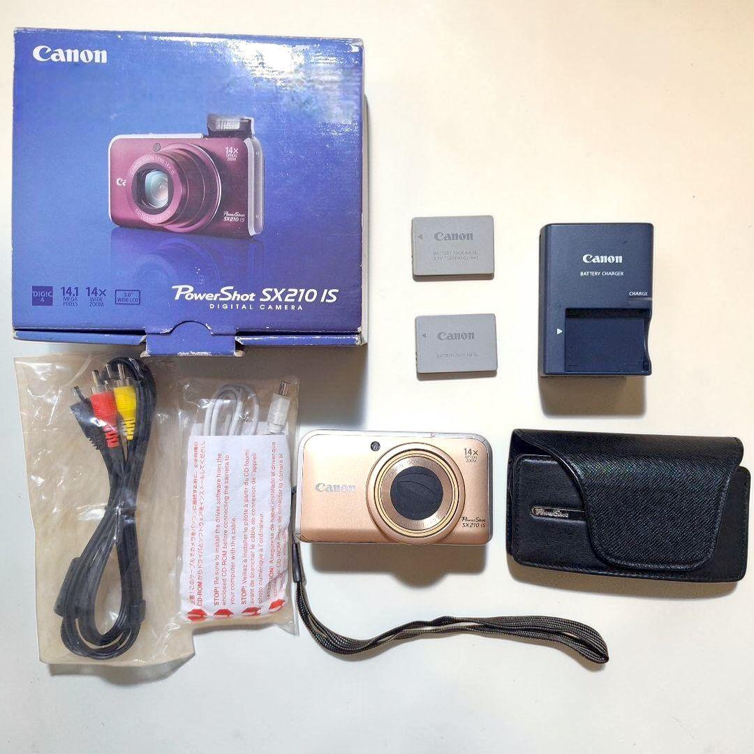 Canon PowerShot SX210 IS 動作撮影再生確認済 現状品
