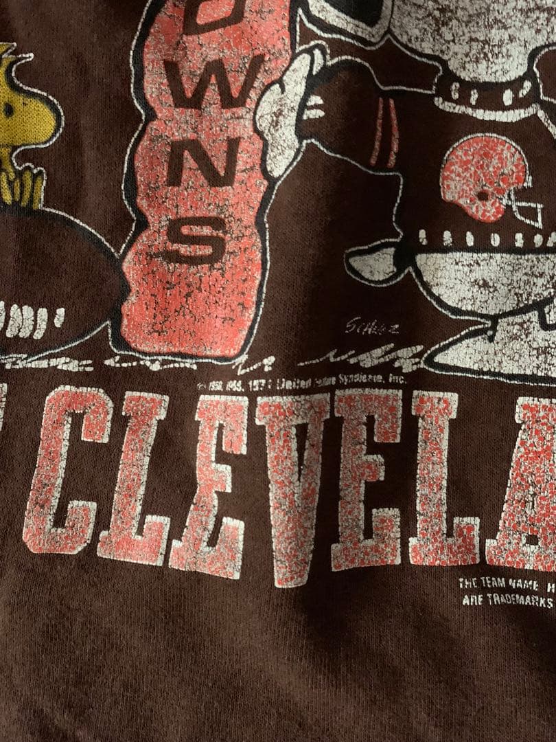 SNOOPY VINTAGE ARTEX スエット 70s 茶 XL