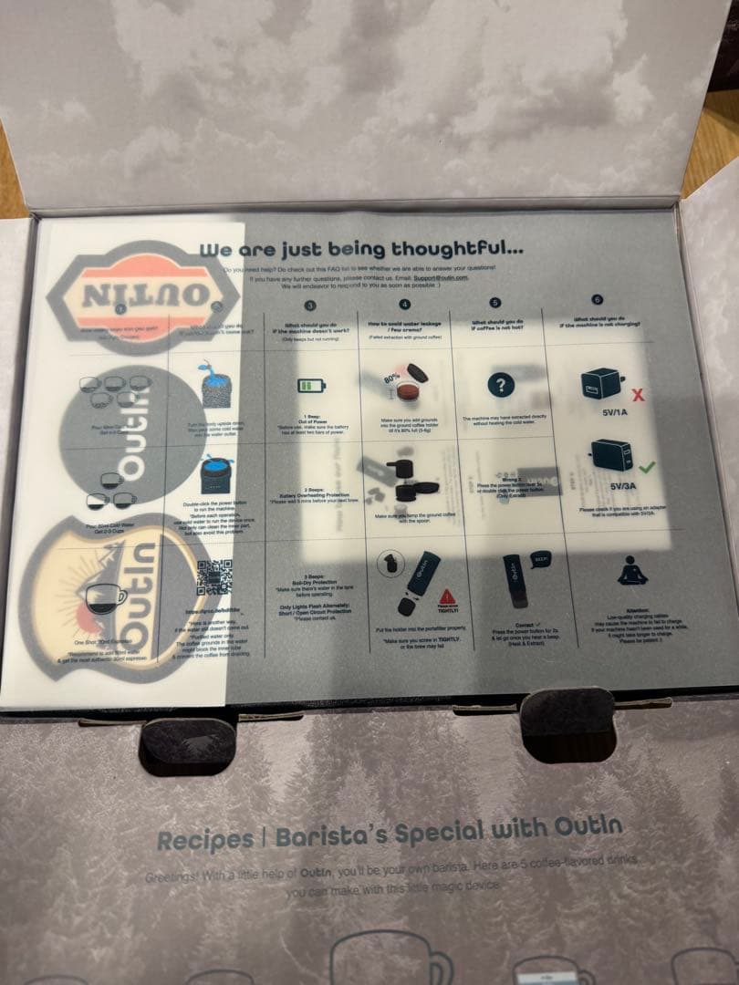 Outlin Nano ポータブルエスプレッソマシン