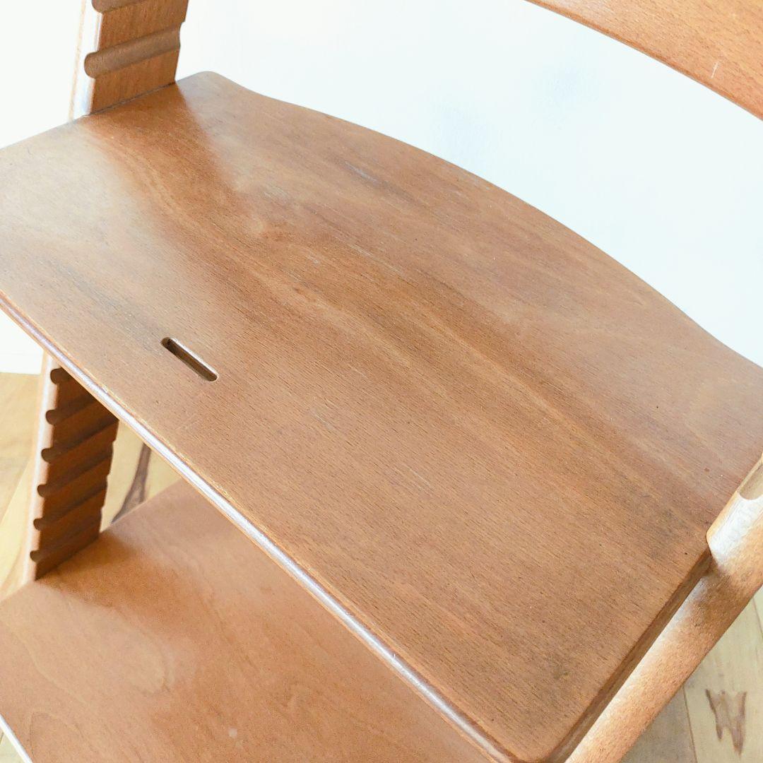 【美品】STOKKE トリップトラップ ナチュラル シリアル3 木製バー付き