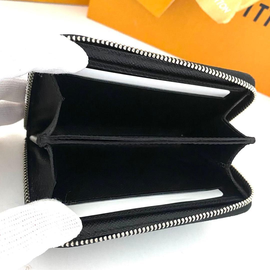 ルイ ヴィトン◎パース ダミエ グラフィット 現行 ラウンドファスナー 黒