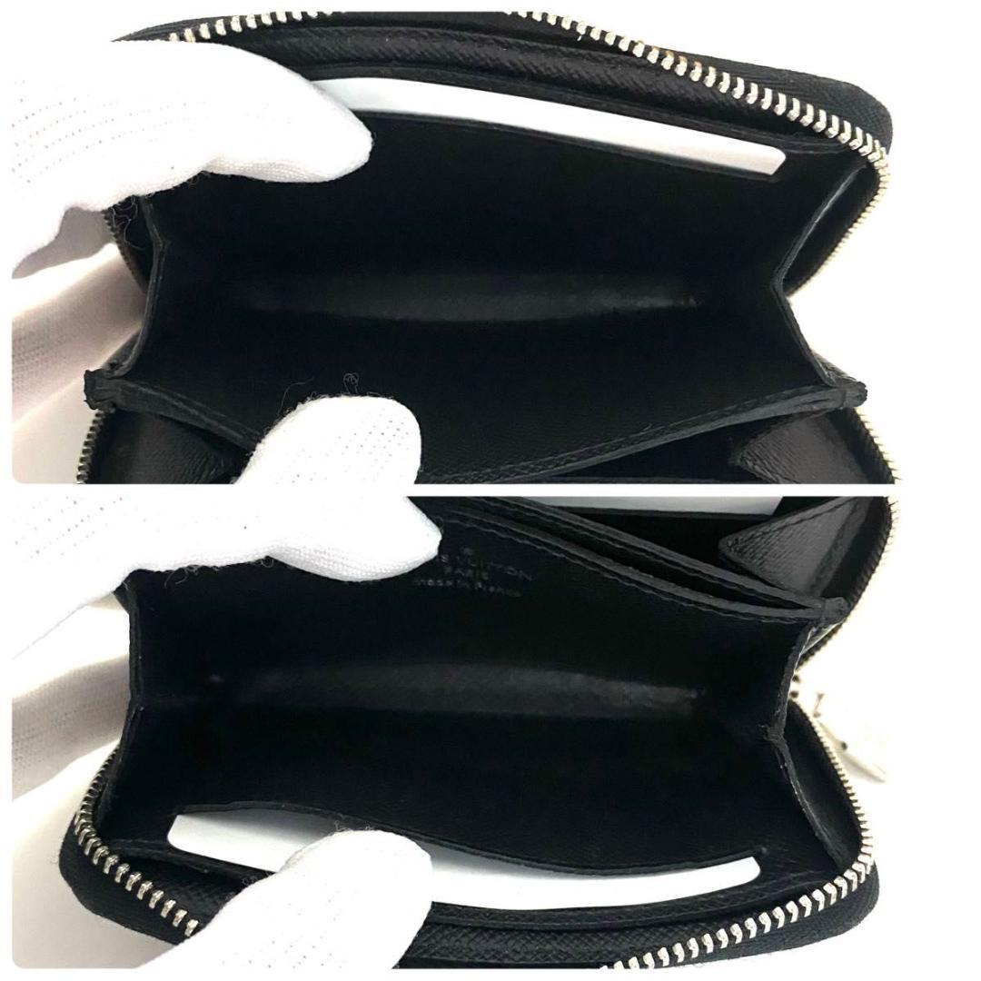 ルイ ヴィトン◎パース ダミエ グラフィット 現行 ラウンドファスナー 黒