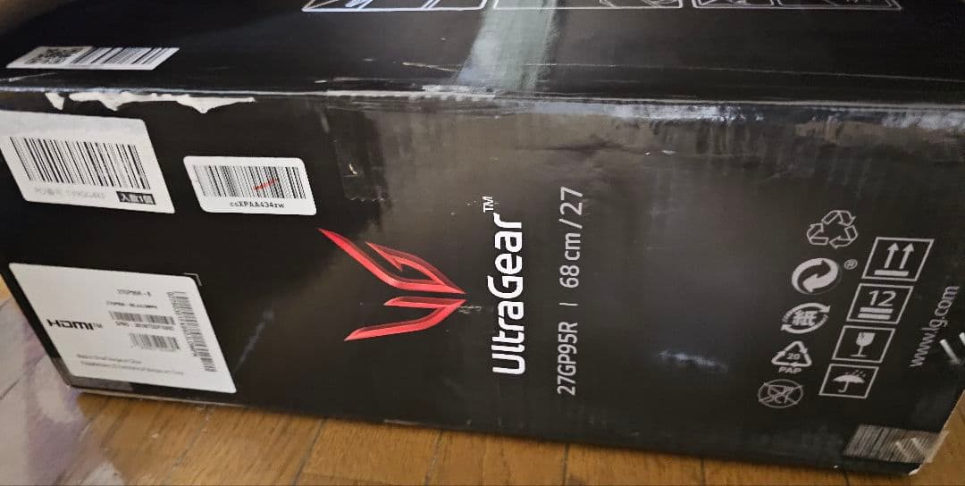 ク*ロ様 LG27インチ/4K/Nano IPS/1ms/144Hzモニター