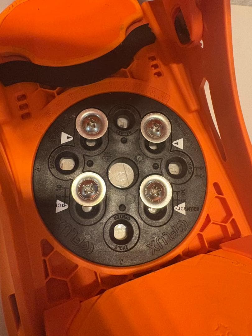 Flux DS オレンジ Lサイズ　24-25　ビンディングのみ