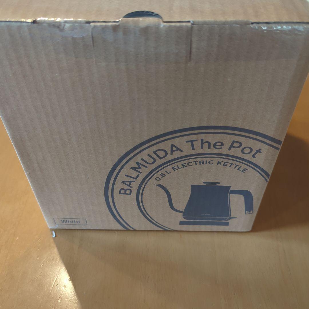 【新品未使用】BALMUDA The Pot 0.6L 電気ケトル ホワイト