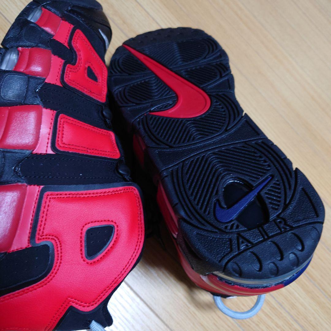 Nike モアアップテンポ　US 9.5 黒/赤/青　ナイキ公式購入　未使用