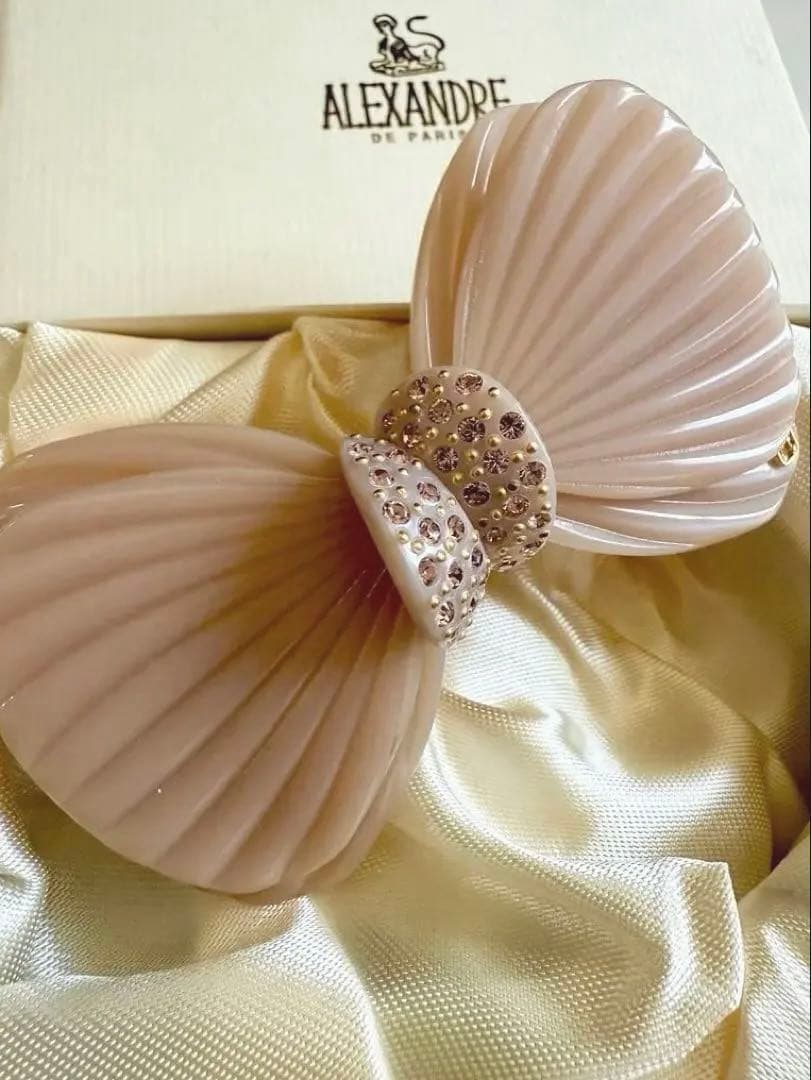 ALEXANDRE DE PARIS リボン型ヘアアクセサリー
