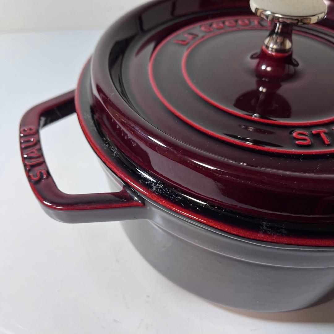 ストウブ ピコ・ココット ラウンド 22cm グレナディンレッド ホーロー
