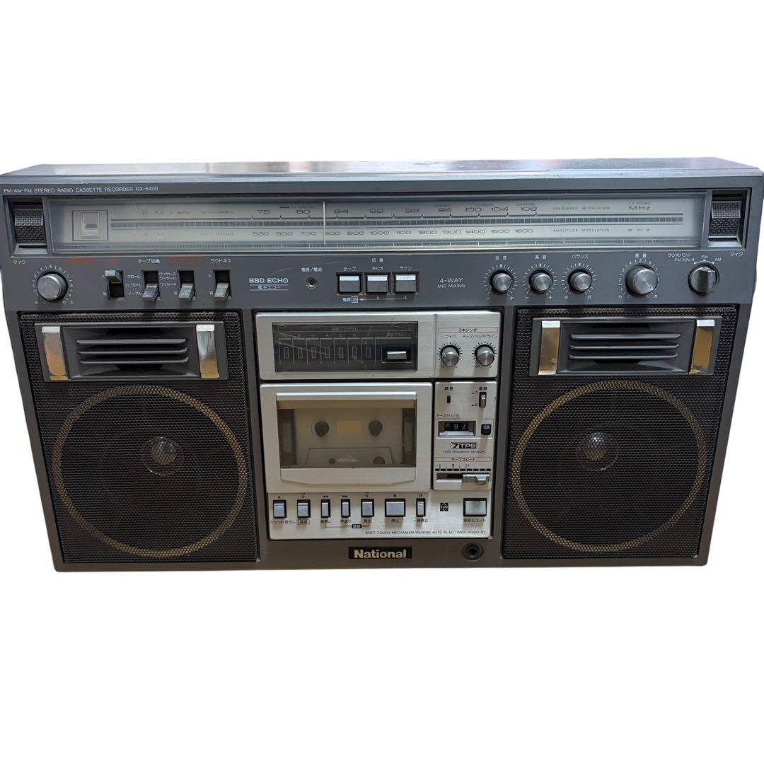 National ラジオカセットレコーダー RX-5400 ナショナル