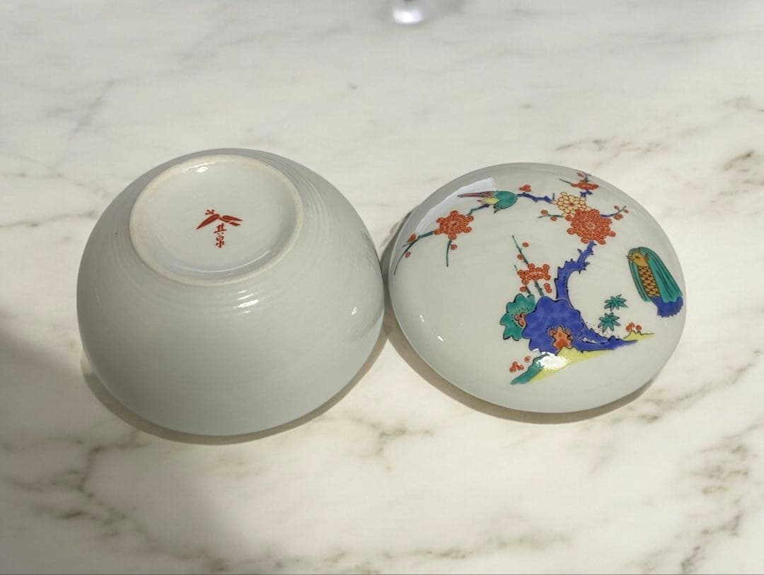 steinさま専用 アマビエのボンボニエール　小物入れ　有田其泉窯　皇室御用達