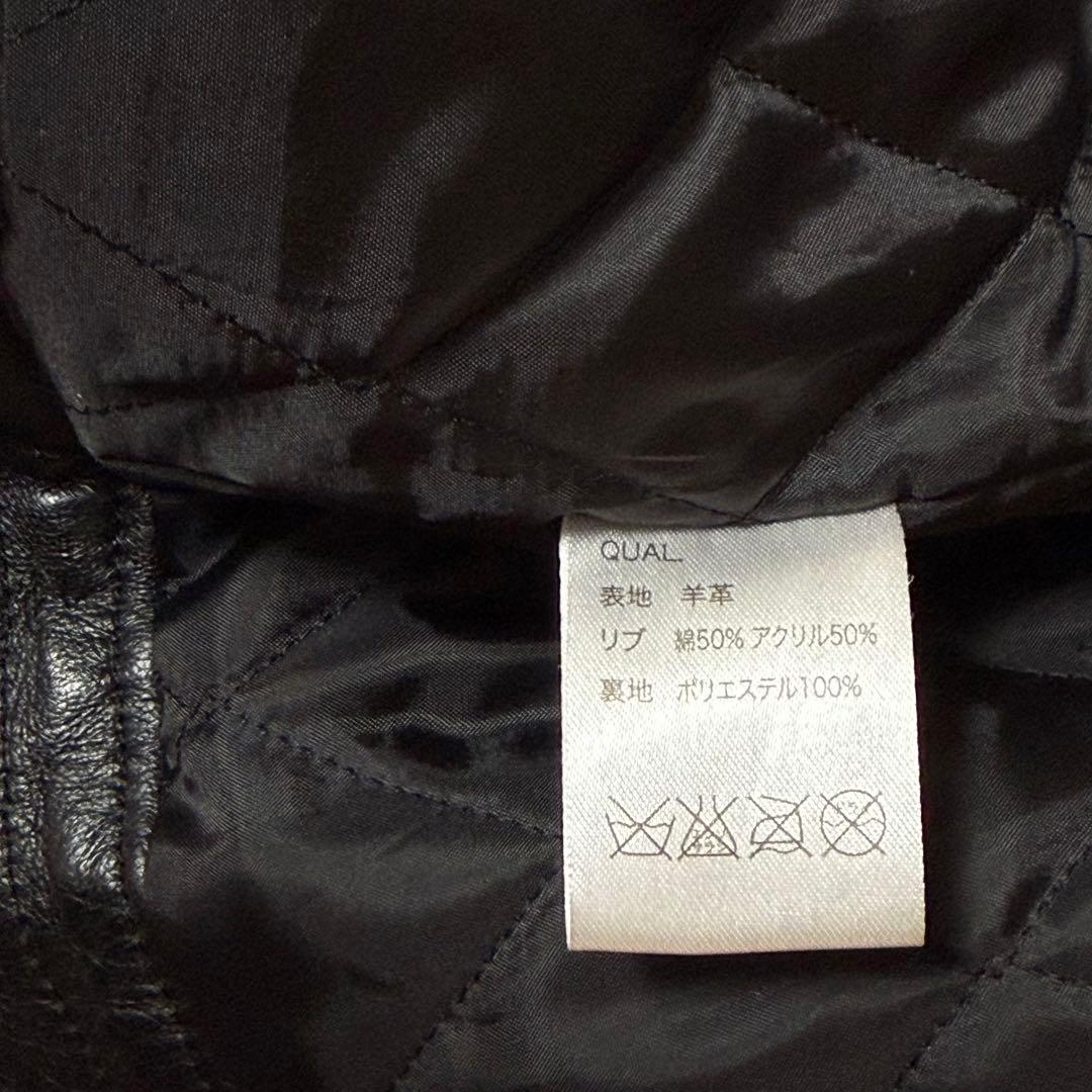 美品 glamb グラム 羊革 ヴィンテージ シングルライダースジャケット