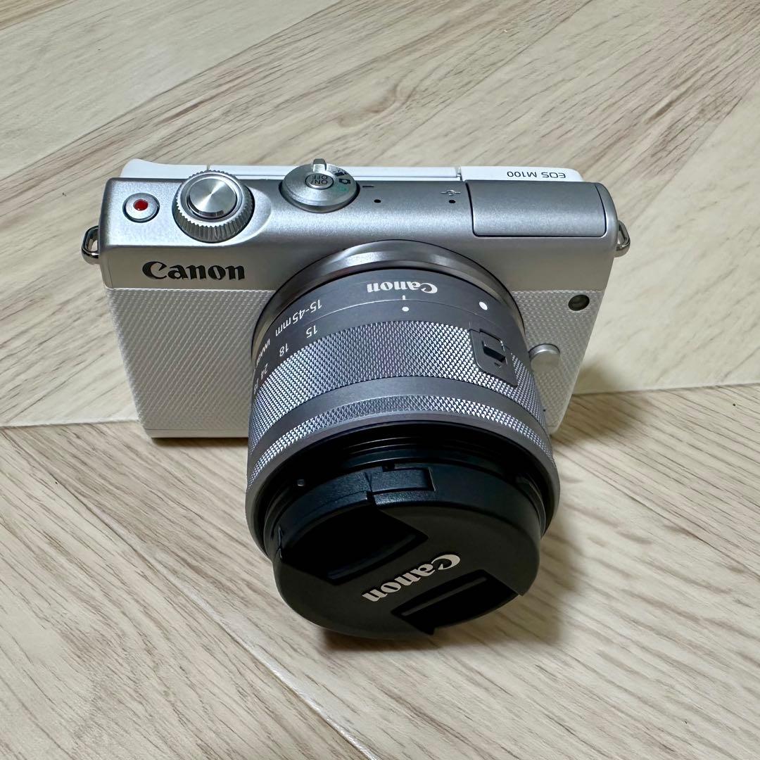 Canon EOS M100 ミラーレスカメラ 15-45mm