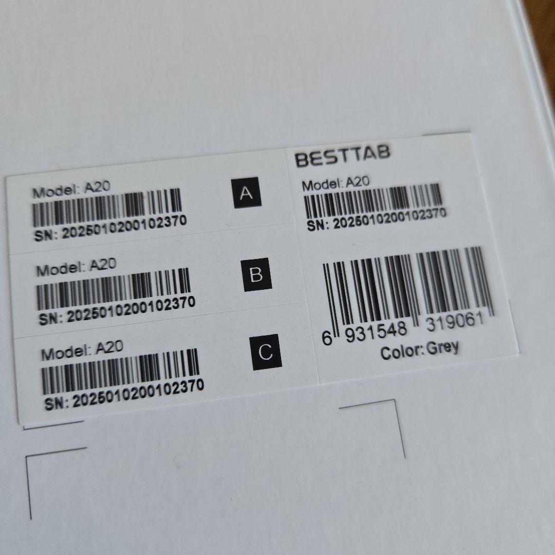 専用　　 BESTTAB A20 中古美品
